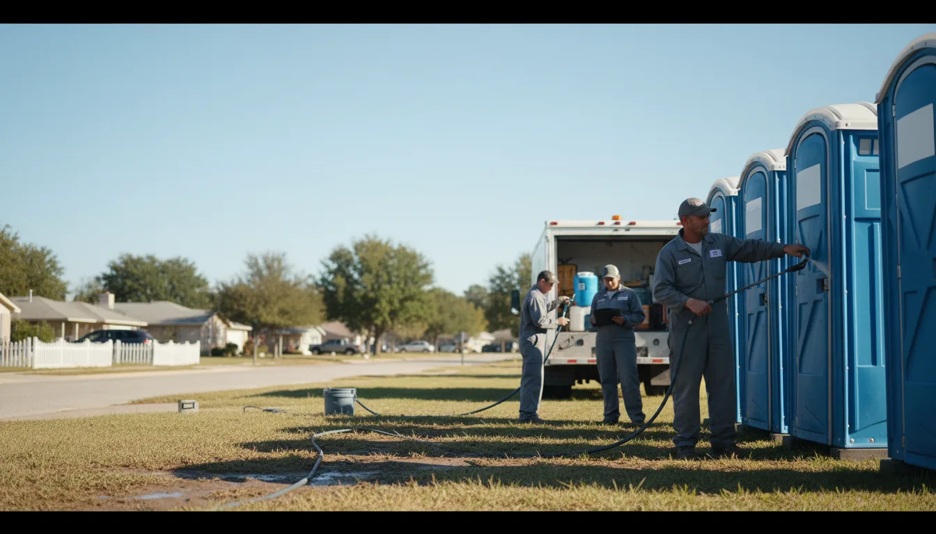 Long-Term Portable Toilet Rental in Mcalester, OK near me